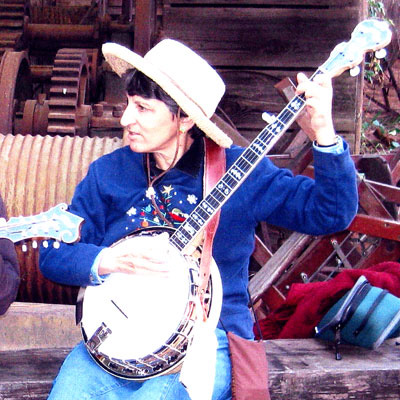 Janet Burton Plays the Banjo